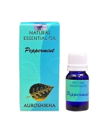 Auroshikha Peppermint Essential Oil | 10 ml | Refreshing Aromatherapy Oil for Stress Relief, Mood Enhancement, and Skin Care