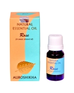 Auroshikha Rose Natural Essential Oil - 10ml | Pure Aromatherapy Oil for Relaxation, Skin Care & DIY Beauty