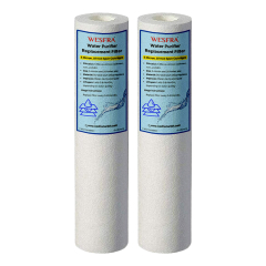 Water Purifier Spun Filter 5 Micron, 10 Inch (Pack of 2) | Removes Dirt, Rust & Impurities | Enhances Water Purity & Prolongs Purifier Life