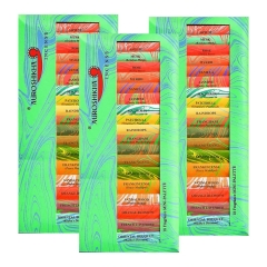 18 Fragrance Mini Incense Sticks: Pack of 3, Total 162 sticks