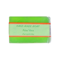 Aloe Vera Handmade Soap: 75 g, Pack of 6