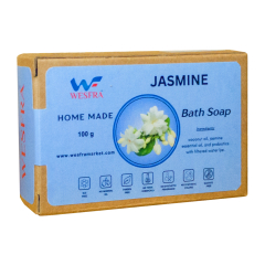 WESFRA Jasmine Homemade Soap, 100g, Pack of 6 | Natural & Gentle Cleanse