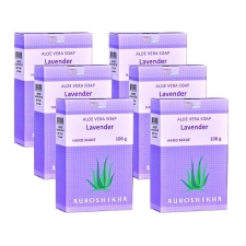 Lavender Handmade Soap, 100 g (pack of 6)