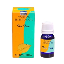 Auroshikha Tea Tree Essential Oil | Natural Oil for Aromatherapy & Skincare | 10ml | Therapeutic Grade for Healing & Relaxation