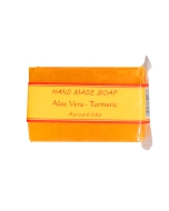 Turmeric Aloe Vera Handmade Soap: 75 g, Pack of 6