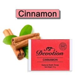 Cinnamon Handmade Soap: 75 g, Pack of 6