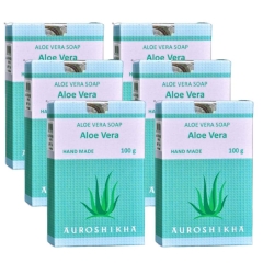 Aloe Vera Handmade Soap, 100 g (pack of 6)