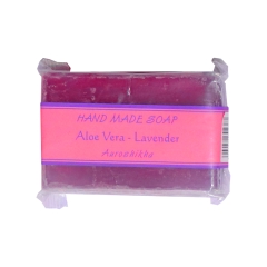 Lavender Aloe Vera Handmade Soap: 75 g, Pack of 6