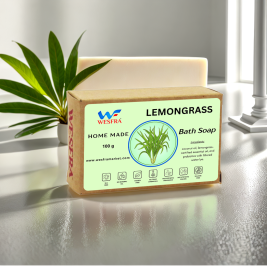 WESFRA Lemongrass Homemade Soap, 100g, Pack of 6