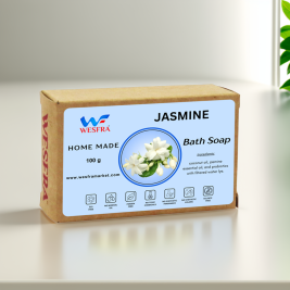 WESFRA Jasmine Homemade Soap, 100g, Pack Of 6